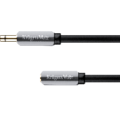 Cablu jack 3.5 mama - tata, 1m, Kruger&Matz