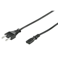 Cablu alimentare casetofon, stecher schuko, 3m, negru, Cabletech