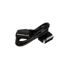 Cablu de conectare SCART - SCART, 21 pini, dublu ecranat, 3m, negru, Cabletech Eco-Line