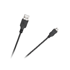 Cablu USB - micro USB, 1.8m, negru, Cabletech Standard