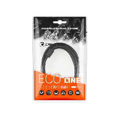Cablu USB tata - tata, 1m, negru, Cabletech Eco-Line