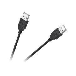 Cablu USB tata - tata, 1.5m, negru, Cabletech Eco-Line
