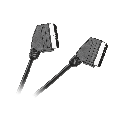 Cablu SCART tata - tata, 1.5m, negru, Cabletech Eco-Line
