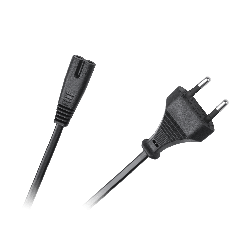 Cablu alimentare EURO, 1.8m, negru, Cabletech Eco-Line