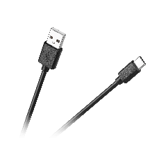 Cablu USB - USB tip C, 1.5m, negru, Cabletech Eco-Line