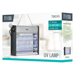 Aparat cu lampa UV anti insecte (muste, tantari, molii), 2000-2500V, 23W, raza 50mp, Teesa TSA0165