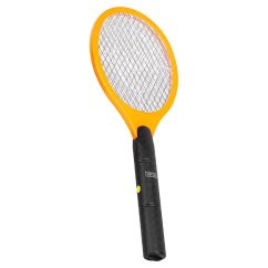 Paleta electrica anti insecte (muste, tantari, molii), 1500V, 3W, portocaliu/negru, Teesa Swatter