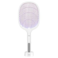 Paleta electrica/lampa UV anti insecte (muste, tantari, molii), statie de andocare, 3000V, 2W, Teesa Swatter 2in1
