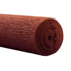 Hartie creponata floristica, 160g/mp, 50x250cm, rezistenta UV/apa, maro, Werola
