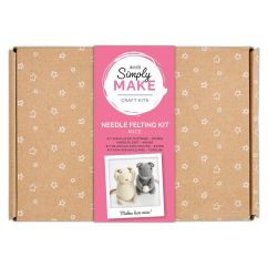 Set creativ de impaslire cu ac, soricei, Simply Make