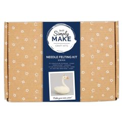 Set creativ de impaslire cu ac, lebada, Simply Make