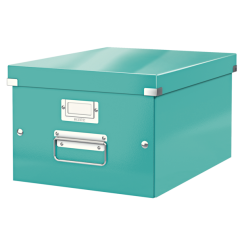 Cutie arhivare medie, 281x200x370mm, turcoaz, Leitz Click&Store