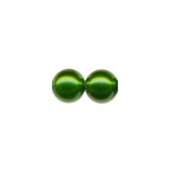 Perle decorative, Ø 4mm, 100 buc/set, verde inchis, Meyco