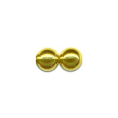 Perle decorative, Ø 4mm, 100 buc/set, auriu, Meyco