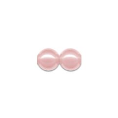 Perle decorative, Ø 6mm, 60 buc/set, roz deschis, Meyco