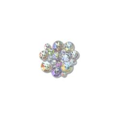 Strasuri/pietre ascutite, Ø 2-4mm, 250 buc/set, cristal, Meyco