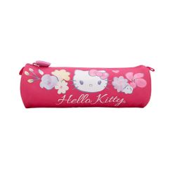 Penar fete, etui tubular, neechipat, roz, Hello Kitty 21141