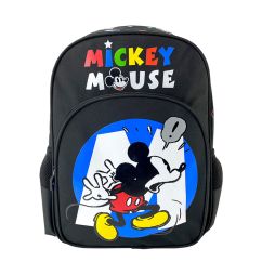 Ghiozdan scoala baieti, clasa 0/pregatitoare, negru, Mickey Mouse 21421