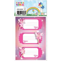 Etichete scolare, 9 buc/set, zane, Tanex