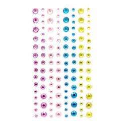 Strasuri/pietre adezive, Ø 3/4/5/6mm, 120 buc/set, pastel sweeties, Dp Craft