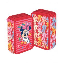 Penar fete, 3 fermoare, neechipat, rosu, Minnie Mouse 22031