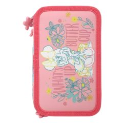 Penar fete, 3 fermoare, neechipat, roz pastel, Minnie Mouse 22032