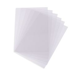 Folii din plastic care se micsoreaza la caldura (Shrink Plastic) A4, 6 folii/set, transparent, Dp Craft