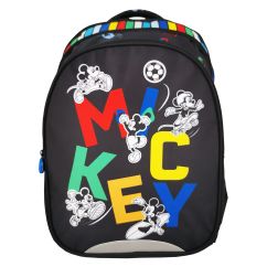 Ghiozdan scoala baieti, clasa 1-4, negru, Mickey Mouse 22332