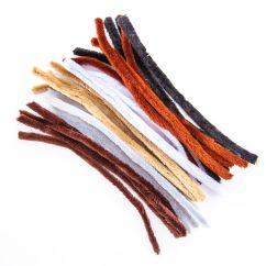 Sarma plusata creativa, 1.5x30cm, 24 buc/set, imprimeuri animale, Dp Craft