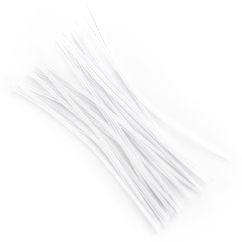 Sarma plusata creativa, 0.4x30cm, 25 buc/set, alb, Dp Craft