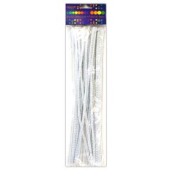 Sarma plusata creativa, 0.4x30cm, 25 buc/set, alb, Dp Craft