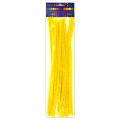 Sarma plusata creativa, 0.4x30cm, 25 buc/set, galben, Dp Craft