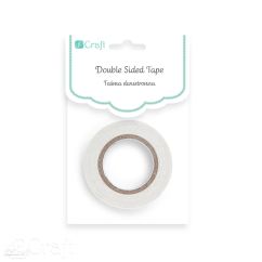 Banda dublu adeziva, 0.8cmx10m, transparent, Dp Craft