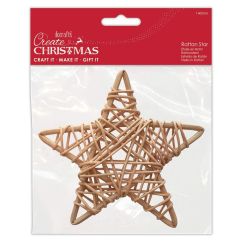 Stea din ratan, 14cm, natur, Create Christmas