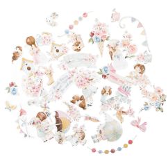 Forme decorative din carton, 300 g/mp, 45 buc/set, Marisella&me, Dp Craft