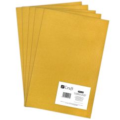 Fetru/pasla decorativa A4 (21x29.7cm), 2mm, 5 buc/set, galben, Dp Craft