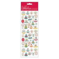 Stickere/abtibilduri, Craciun retro, Create Christmas