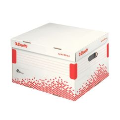 Cutie arhivare cu capac M, 263x325x367mm, alb, Esselte Speedbox