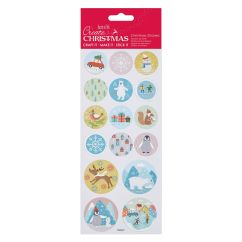 Stickere/abtibilduri, etichete pastel de Craciun, Create Christmas