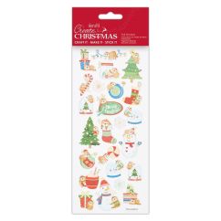 Stickere/abtibilduri, lenesi de Craciun, Create Christmas