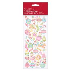 Stickere/abtibilduri, elfi si globuri de Craciun, Create Christmas