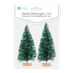 Braduti decorativi, 8cm, 2 buc/set, verde, Dp Craft
