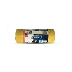 Saci menajeri, 120L, 10 buc/rola, galben, Sano Optima