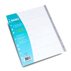 Separatoare din plastic, index 1-5, Exxo