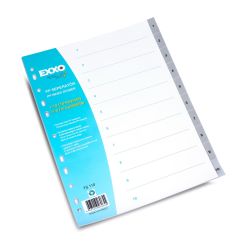 Separatoare din plastic, index 1-10, Exxo