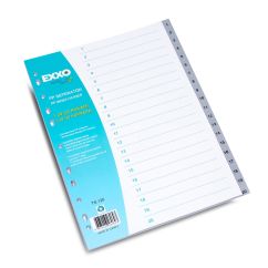 Separatoare din plastic, index 1-20, Exxo