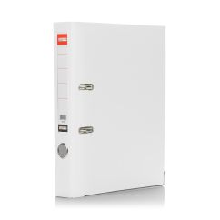 Biblioraft plastifiat A4, 50mm, alb, Arma