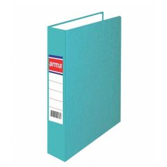 Biblioraft plastifiat A4, 75mm, turcoaz, Arma
