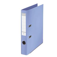 Biblioraft plastifiat int-ext A4, 50mm, albastru deschis, Esselte Standard No.1 Solea