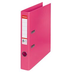 Biblioraft plastifiat int-ext A4, 50mm, fucsia, Esselte Standard No.1